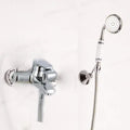 DecorBites™ Antique Brass Hand Held Shower Head Kit for Wall Mounted Bathtub - YT-5340-B