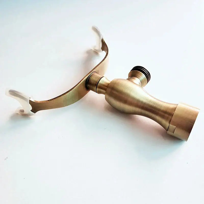 DecorBites™ Antique Brass Hand Shower Holder Bracket for Wall Mount Bathroom Accessories