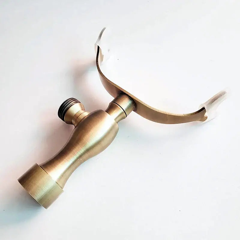 DecorBites™ Antique Brass Hand Shower Holder Bracket for Wall Mount Bathroom Accessories