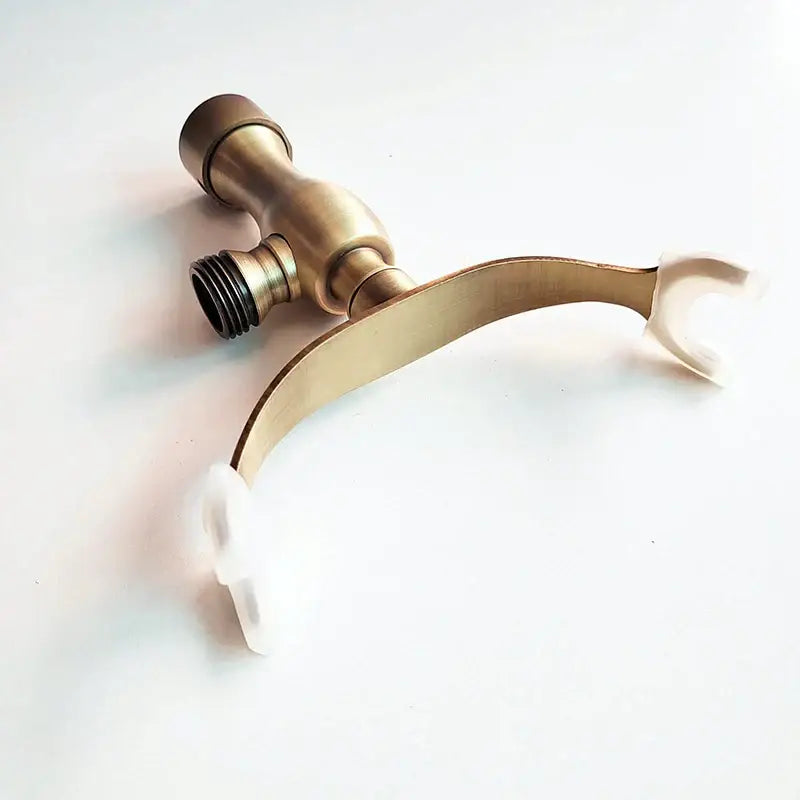DecorBites™ Antique Brass Hand Shower Holder Bracket for Wall Mount Bathroom Accessories