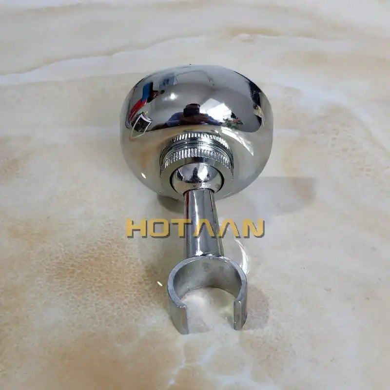 DecorBites™ Antique Brass Hand Shower Holder Hook Pedestal Bracket Wall Mount Bathroom Accessories