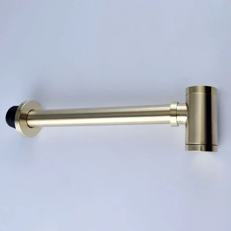 DecorBites™ Antique Brass Pop Up Drain Kit with P-Trap Pipe for Bathroom Sink.