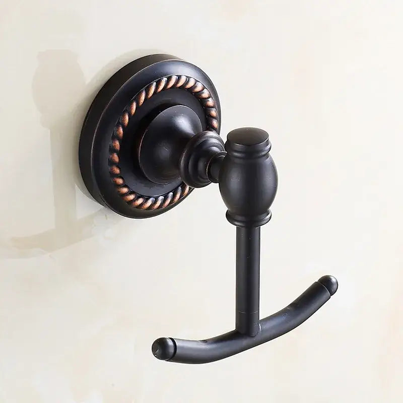 DecorBites™ Antique Brass Robe Hook Coat Towel Hanger Wall Bathroom Accessories