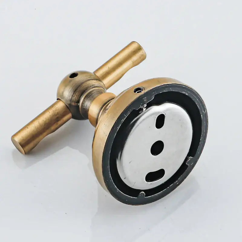DecorBites™ Antique Brass Robe Hook: Durable Aluminium Bathroom Accessory