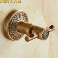 DecorBites™ خطاف رداء نحاسي عتيق، ملحقات حمام تثبت على الحائط