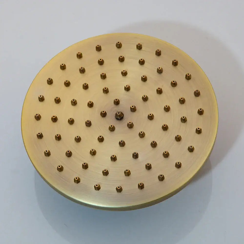 DecorBites™ طقم صنبور دش مطري مثبت على الحائط من النحاس العتيق بمسكتين
