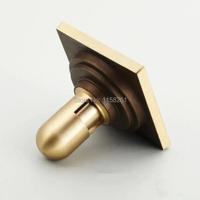 غطاء تصريف الدش النحاسي العتيق ديكور بايتس™ مصفاة حمام بتصميم فني أوروبي منحوت