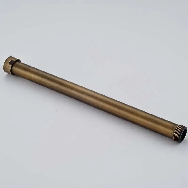 DecorBites™ Antique Brass Shower Faucet Extension Tube 30cm