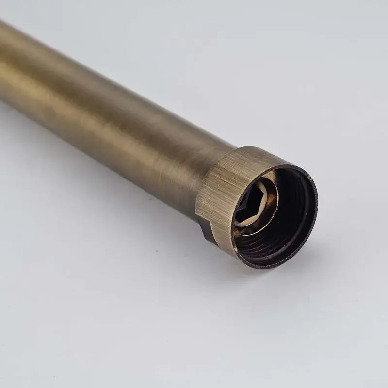 DecorBites™ Antique Brass Shower Faucet Pipe Extension Tube 30cm - Heighten Pipe Bar