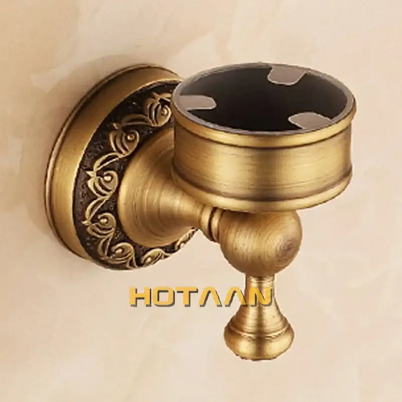 DecorBites™ Antique Brass Soap Holder, Pure Copper Bathroom Soap Basket