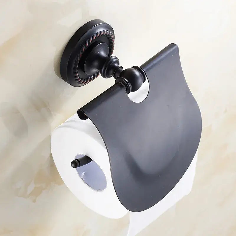 DecorBites™ Antique Brass Toilet Paper Holder Wall Mount Bathroom Accessories