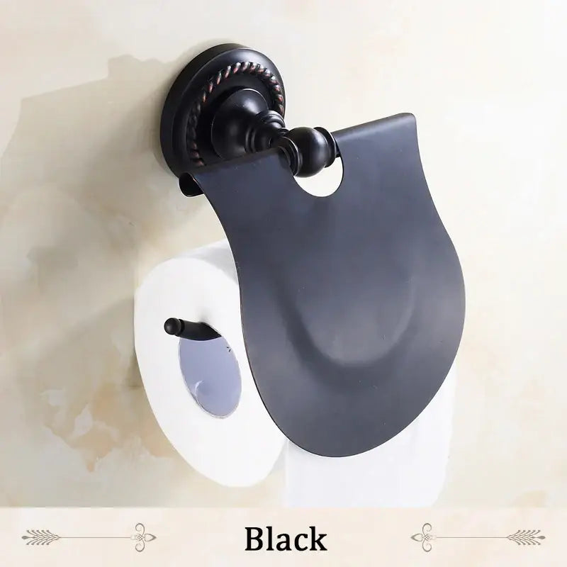 DecorBites™ Antique Brass Toilet Paper Holder Wall Mount Bathroom Accessories