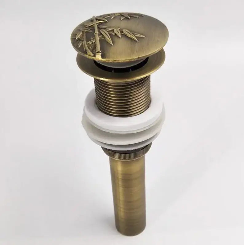 DecorBites™ Antique Brass Vessel Sink Drain - Bathroom Accessory