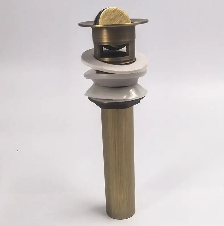 DecorBites™ Antique Brass Vessel Sink Drain - Bathroom Accessory