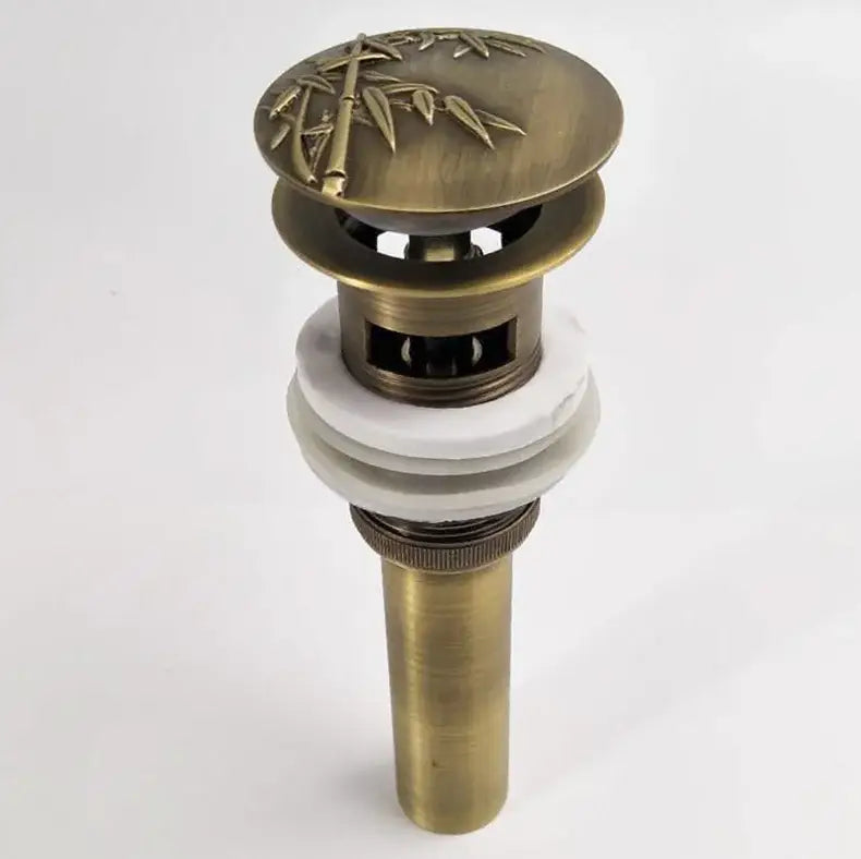 DecorBites™ Antique Brass Vessel Sink Drain - Bathroom Accessory