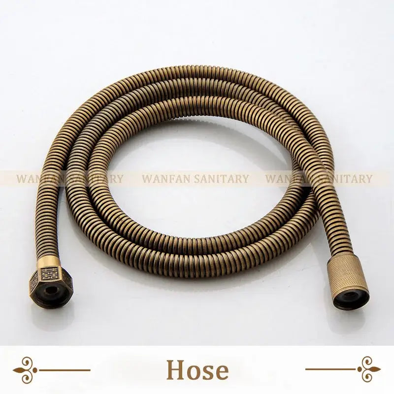 DecorBites™ Antique Brass Wall Mount Bidet Faucet for Hygienic Bathroom Shower Spray