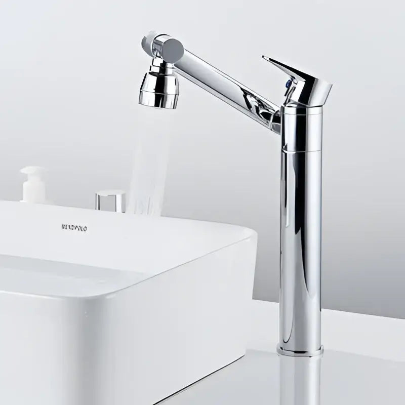 DecorBites™ Antique Bronze Bathroom Sink Faucet Hot Cold Water Mixer Deck Mounted