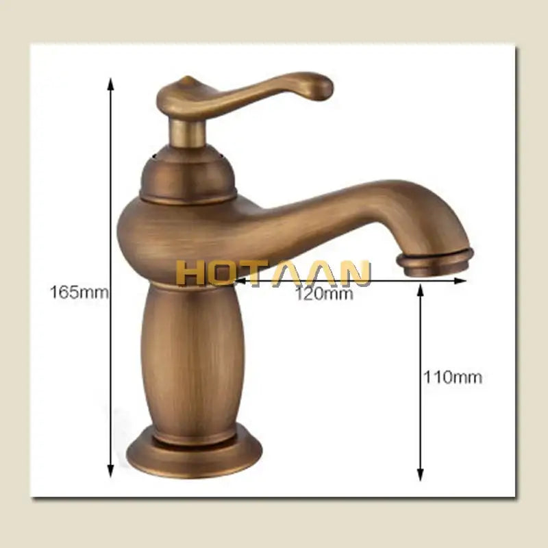 DecorBites™ Antique Bronze Brass Basin Faucet Mixer Luxury Europe Style Tap