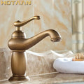 DecorBites™ Antique Bronze Brass Basin Faucet Mixer Luxury Europe Style Tap