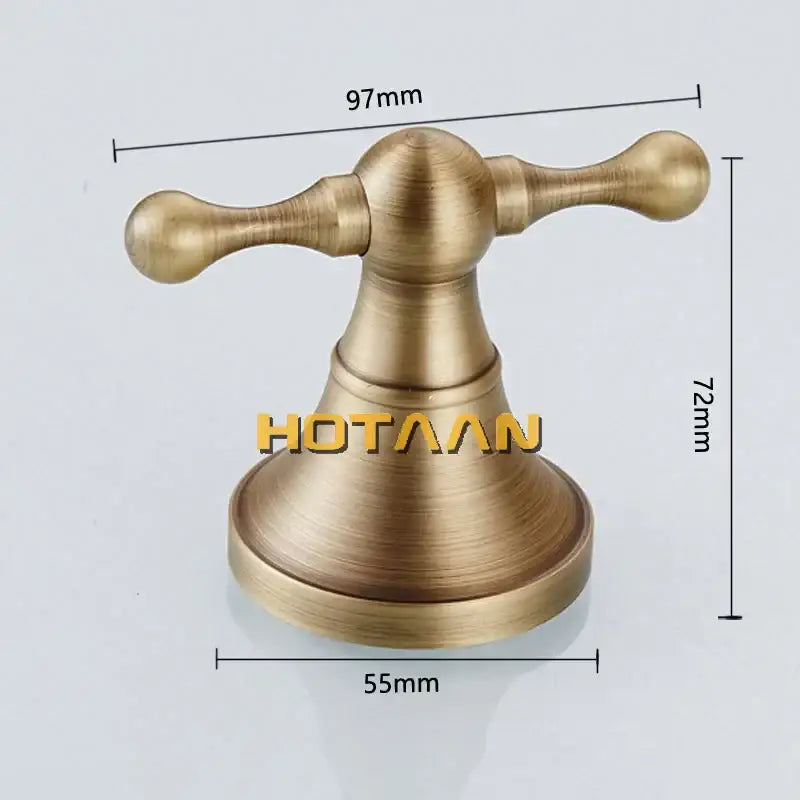 DecorBites™ Antique Bronze Brass Wall Hooks & Racks for Clothes, Towels, Coats & Robes