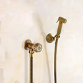 DecorBites™ Antique Bronze Douche Bidet Sprayer Set with Copper Valve - Jet Shower Head