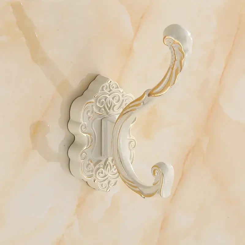 DecorBites™ Antique Bronze Wall Hooks, Clothes Towel Coat Robe Metal Hanger Rack
