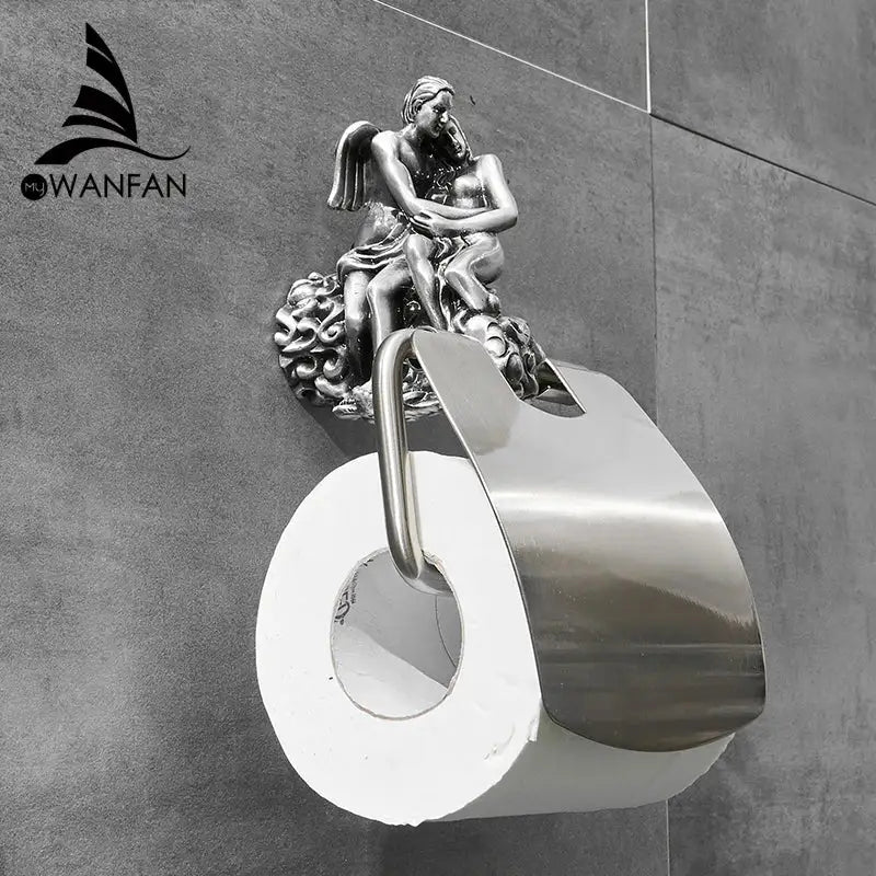 DecorBites™ Antique Bronze Wall Mounted Toilet Paper Holder