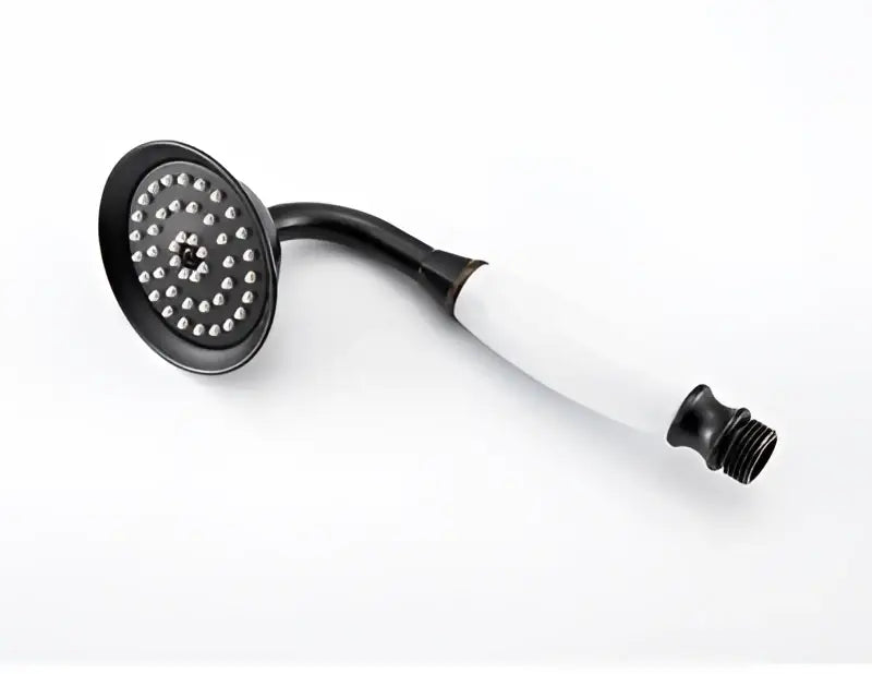 DecorBites™ Antique Gold Handheld Shower Head with Holder and Plumbing Hose