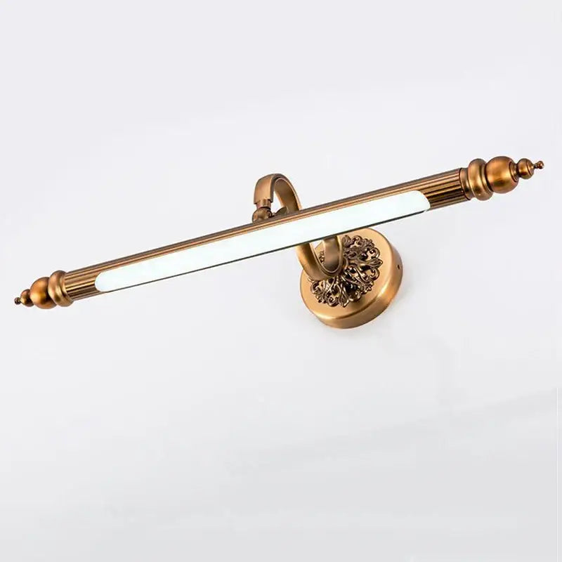 DecorBites™ Antique Golden Europe Bronze Mirror Lamp LED 8W 51cm Bedroom Wall Light