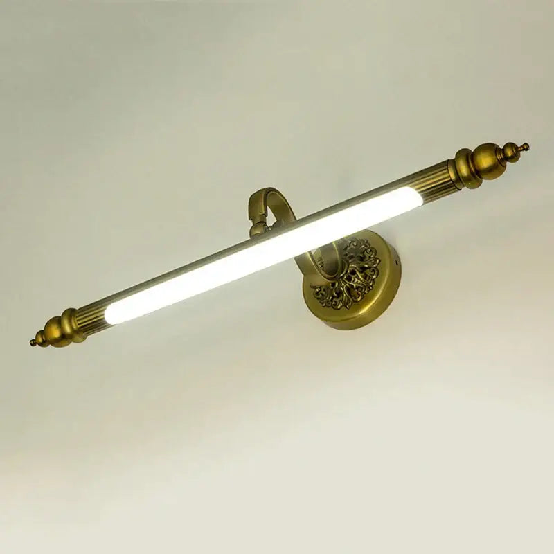 DecorBites™ Antique Golden Europe Bronze Mirror Lamp LED 8W 51cm Bedroom Wall Light