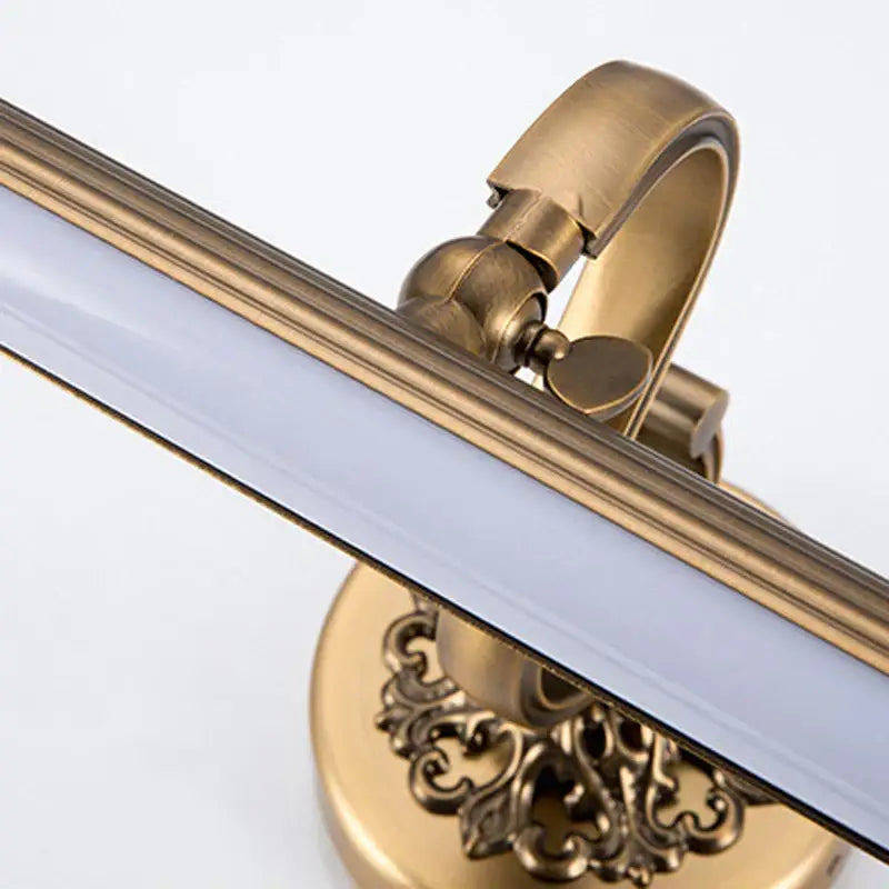DecorBites™ Antique Golden Europe Bronze Mirror Lamp LED 8W 51cm Bedroom Wall Light