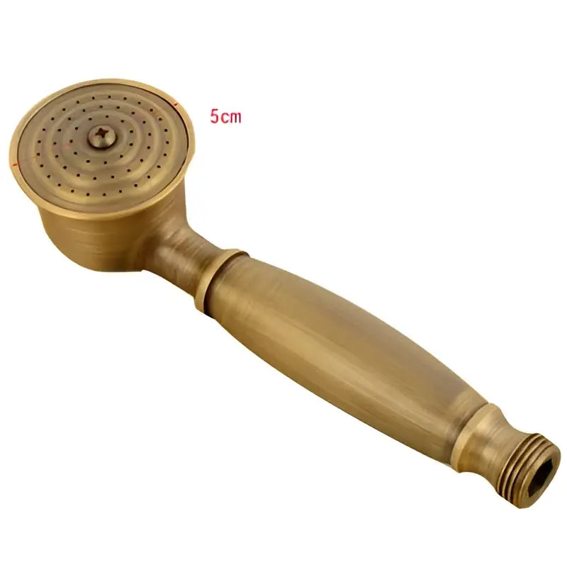 DecorBites™ Antique Handheld Shower Head with Holder, Plumbing Hose, and Toilet Bidet Sprayer