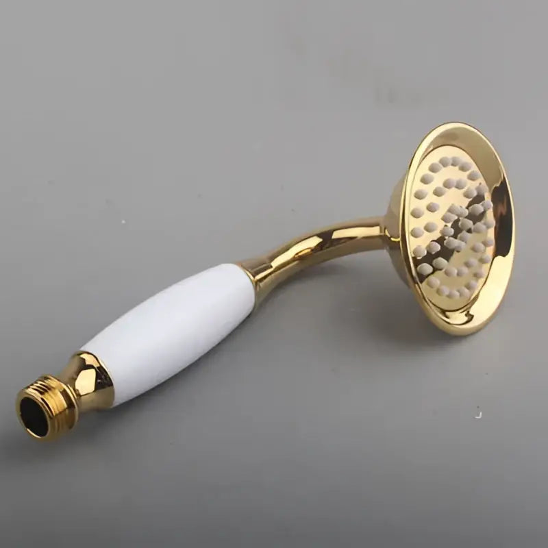 DecorBites™ Antique Handheld Shower Head with Holder, Plumbing Hose, and Toilet Bidet Sprayer