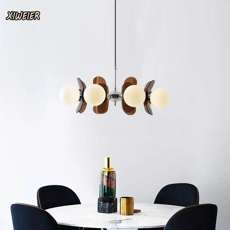 DecorBites™ Antique Style Chandelier for Restaurant, Living Room, Bedroom - Warm & Minimalist