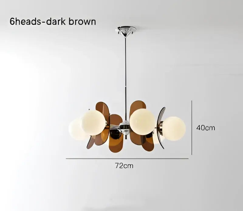 DecorBites™ Antique Style Chandelier for Restaurant, Living Room, Bedroom - Warm & Minimalist