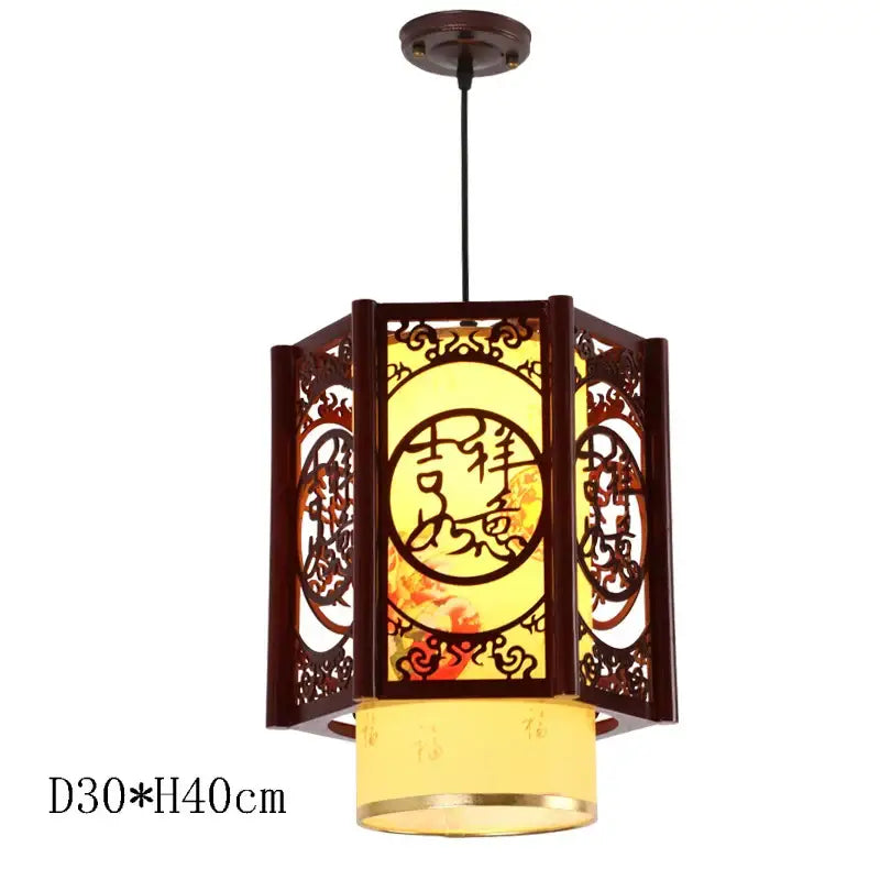 DecorBites™ Antique Wood Pendant Lights for Dining Room, LED Living Room Decor Lighting Fixtures