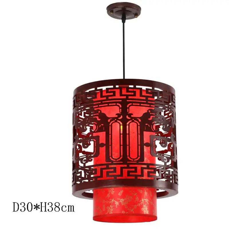 DecorBites™ Antique Wood Pendant Lights for Dining Room, LED Living Room Decor Lighting Fixtures