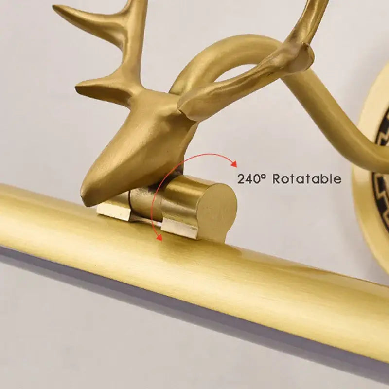DecorBites™ Antler 8W LED 46CM Mirror Light Sconce for Bedroom and Bathroom