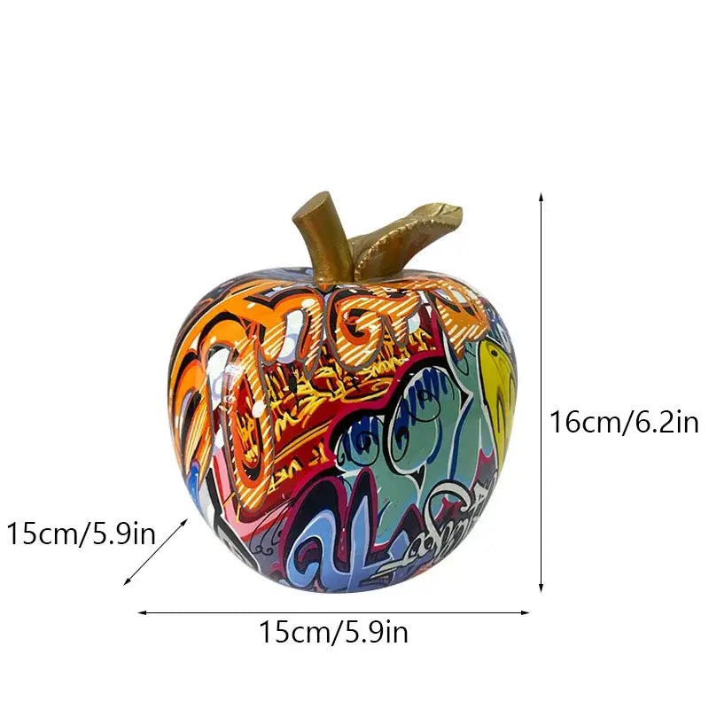 DecorBites™ Apple Figurines Art Ornament Home Office Decor Accessorie