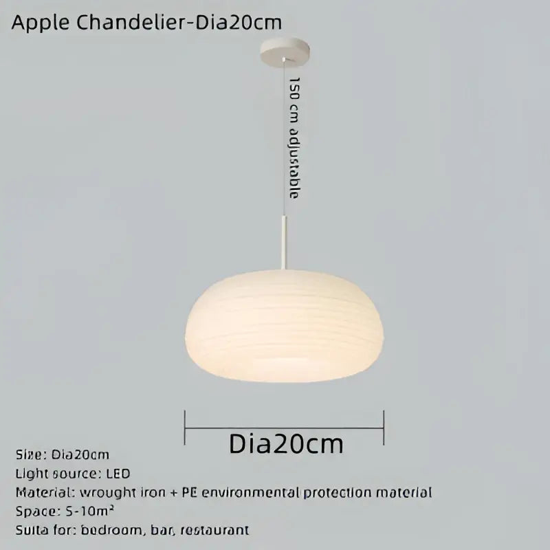 DecorBites™ Apple Shape LED Ceiling Chandelier for Bedroom, Kitchen & Dining Room