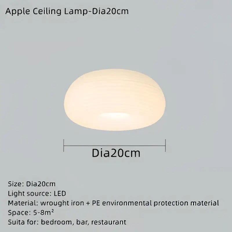 DecorBites™ Apple Shape LED Ceiling Chandelier for Bedroom, Kitchen & Dining Room