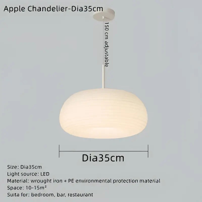 DecorBites™ Apple Shape LED Ceiling Chandelier for Bedroom, Kitchen & Dining Room