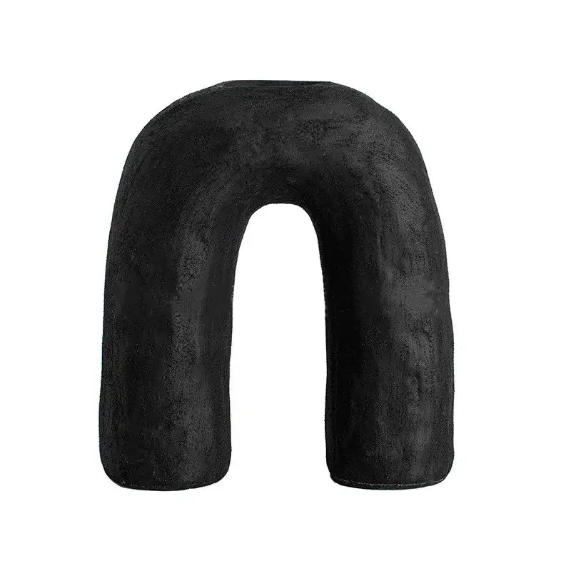 DecorBites™ Arc Ceramic Vase Geometric Abstract Home Decor Flower Arrangement Accessory