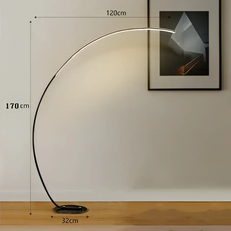DecorBites™ Arc Floor Lamp: RGB Indoor Lighting for Dining & Living Room Decor