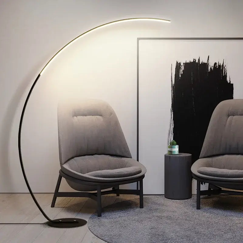 DecorBites™ Arc Floor Lamp: RGB Indoor Lighting for Dining & Living Room Decor