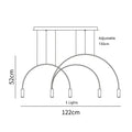 DecorBites™ Arc Pendant Light Chandelier - LED Suspension Lamp for Kitchen Island