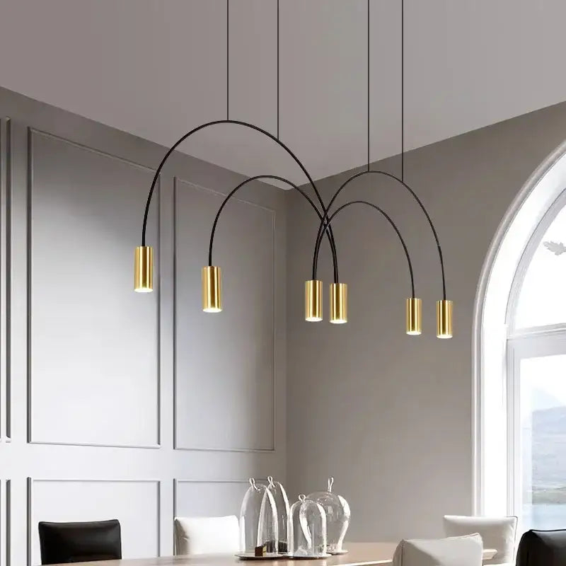 DecorBites™ Arc Pendant Light Chandelier - LED Suspension Lamp for Kitchen Island