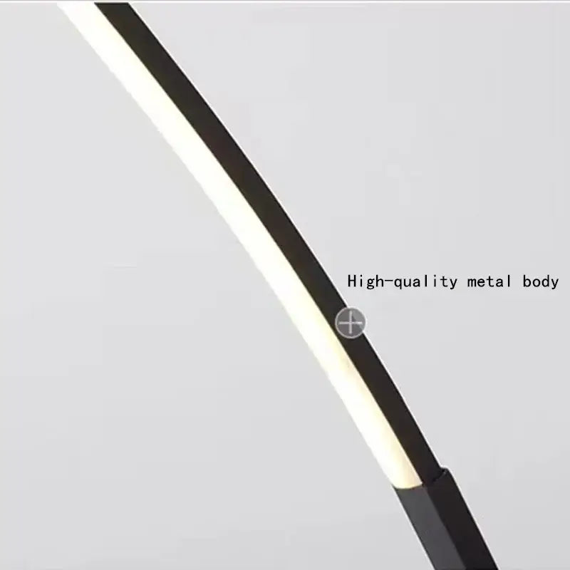 DecorBites™ Arc Shape LED Floor Lamp with Remote Control for Modern Living Room Decor