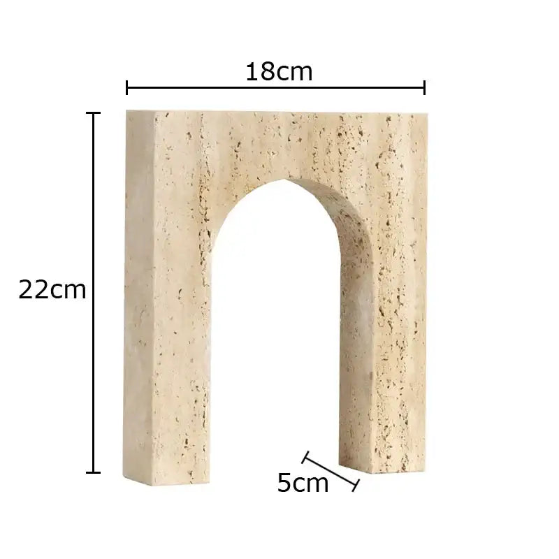 DecorBites™ Arch Stone Geometry Ornament Modern Desk Decoration Artwork Statue Room Decor