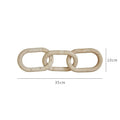 DecorBites™ Archway Shape Travertine Sculpture Figurine Statue for Home Decor